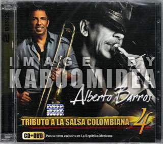 ALBERTO BARROS Tributo A La Salsa Colombiana 4 CD + DVD NEW 2011 