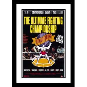  Ultimate Fighting Championships 20x26 Framed and Double Matted UFC 