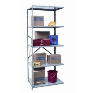 Hi Tech Shelving Extra Heavy Duty Open Type Add on Unit with 5 Shelves 