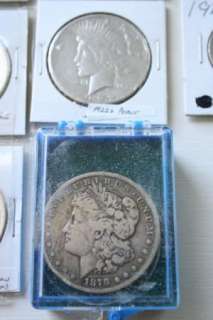 LOT 23 US Coins SILVER MORGAN Dollars PEACE Walking LIBERTY Buffalo 