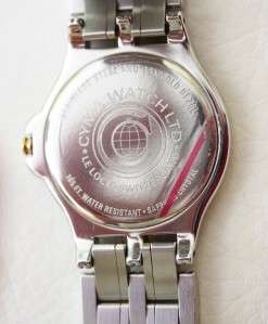 Mens Cyma Charsma 18K Gold & Stainless Wrist Watch  