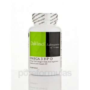  Davinci Labs   Omega 3 HP D   60 Softgels Health 