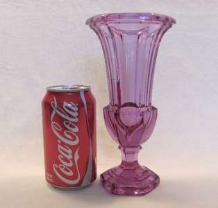   Glass Vase, Alexandrite Dichroic, Color Changing Violet, Blue  