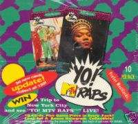 YO MTV RAPS SERIES 2 PRO SET 1992 TRADING CARD BOX  