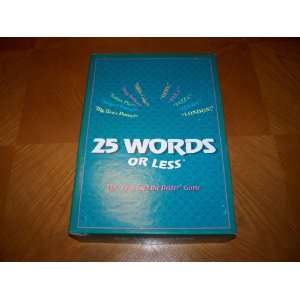  25 Words or Less 1996 Edition Toys & Games