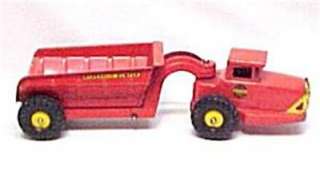 nice 1960s era 50 year old construction toy truck in