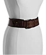style #312998301 vintage dark brown leather cargo pocket hip belt