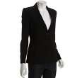 Balenciaga black woven two button blazer  