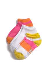 Swiss Stripe Socks (3 Pack) (Big Girls) $10.00