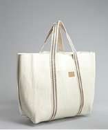 Chloe white woven straw tote bag style# 319927401