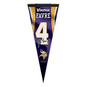  Minnesota Vikings Brett Favre Premium Jersey Pennant 