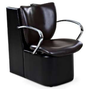  Monroe Mocha Dryer Chair W/ Round Chrome Handles Beauty