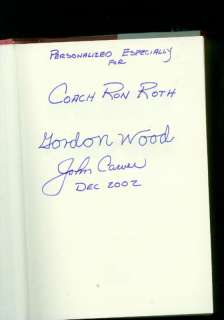 Coach Gordon Wood book Signed 1st hc Texas football  