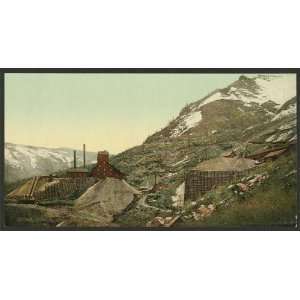 Photochrom Reprint of Colorado. Aspen silver mines 