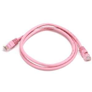  Monoprice 3FT 350MHz UTP Cat5e RJ45 Network Cable   Pink 