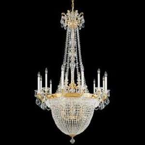  Schonbek La Scala Collection 38 Wide Crystal Chandelier 