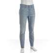 for all mankind light wash cooper tapered button fly jeans