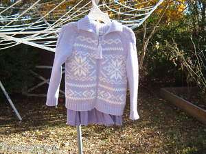 Girls Kobe Girl Lavender Sweater & Pleated Skirt SZ 3T  