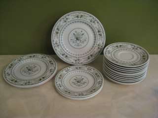 Royal Doulton Provencal china saucers B&B salad plates  