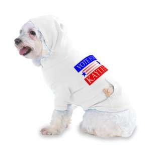  VOTE FOR KAYLEE Hooded T Shirt for Dog or Cat X Small (XS 
