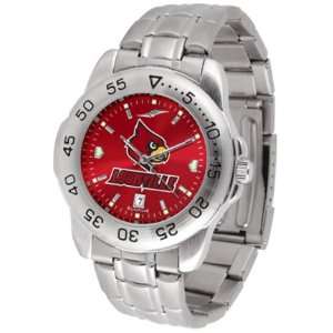  Louisville Cardinals Sport Steel Band Ano Chrome Mens 