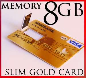 NEW 8gb usb memory stick Flash drive SLIM CREDIT CARD STYLE 8 gb 