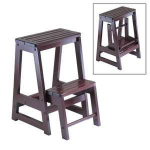 Winsome Wood 94022 Folding Step Stool, Antique  
