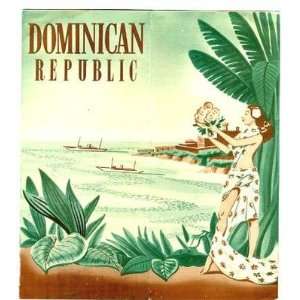 Dominican Republic Pictorial Brochure 1950s Spanish