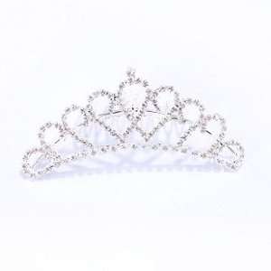  Princess Tiara Comb Classic Style Beauty