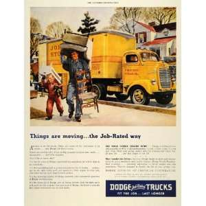  Ad Dodge Truck Yellow John Ivory Storage Chrysler   Original Print Ad