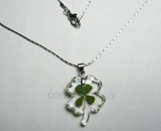 Lucky Shamrock Four Leaf Clover Necklace/Pendants  