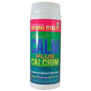 Calm Plus Calcium Raspberry Lemon Natural Vitality 8 oz  