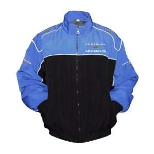  Chrysler Crossfire Racing Jacket Black and Blue Sports 