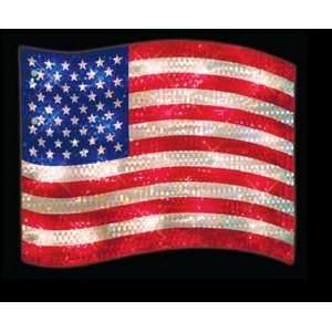  LIGHTED USA FLAG INDOOR/OUTDOOR DECORATION Everything 