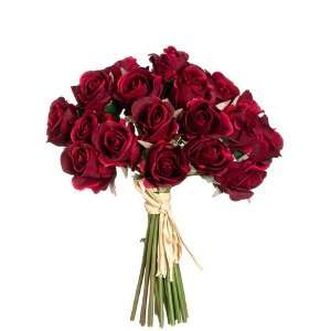  9.5 Rose Bouquet Burgundy (Pack of 6)