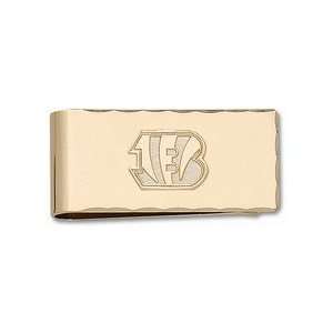   Gold Plated B on Gold Plated Money Clip