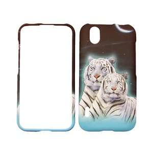 LG Marquee LS855 Cover Case Two White Tiger Sprint LG Majestic for US 