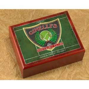  Racquet Club Personalized Humidor