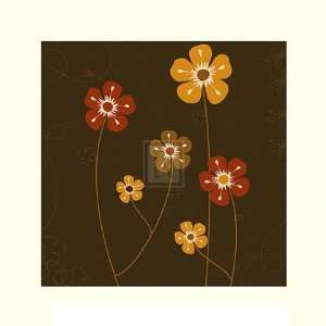 Earth Blooms II by Emily Burrowes 8x8 