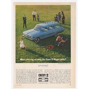  1963 Chevy II Nova 400 6 Passenger Station Wagon Print Ad 