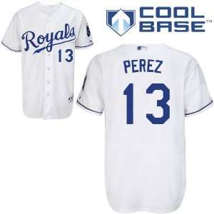  Salvador Perez Kansas City Royals Authentic Home Cool Base 