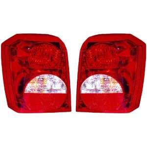  Dodge Caliber Replacement Tail Light Assembly   1 Pair 