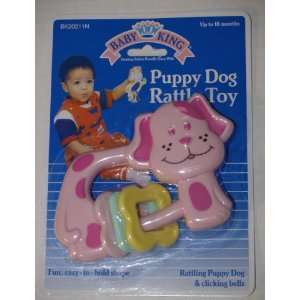  Baby King Puppy Dog Rattle Toy (Color Pink) Baby