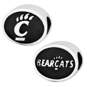  University of Cincinnati Bearcats Bead/Sterling Silver 
