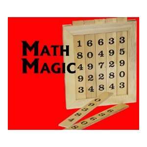 Math o Magic Wood Stage Magic Trick Illusion close up 