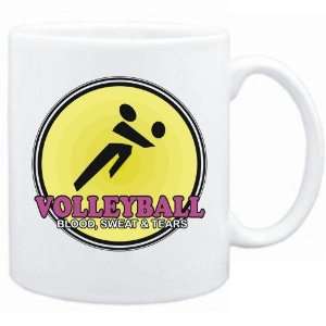  New  Volleyball  Blood , Sweat & Tears Retro  Mug 