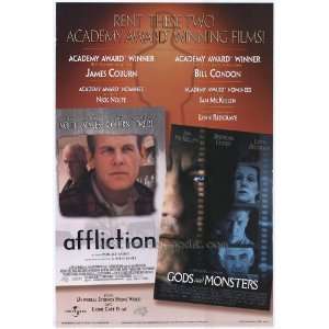  Affliction/Gods and Monsters video poster Movie Poster (27 