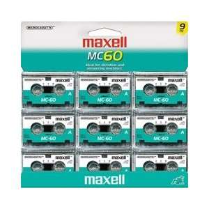  60 Minute Micro Cassette   9 Pack Electronics