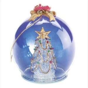  CHRISTMAS TREE GLASS BALL ORNAMENT 