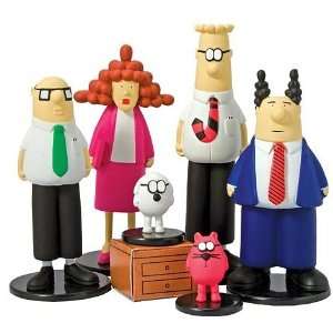 Dilbert 6pc Action Figure Set 15 122 Toys & Games